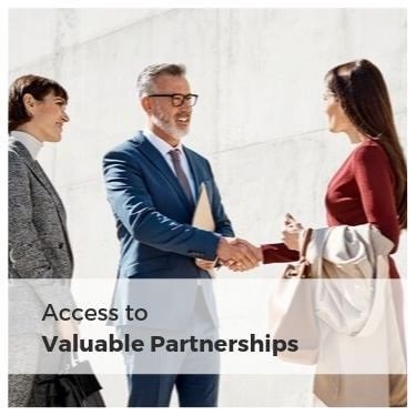 Access to valuable partnersh