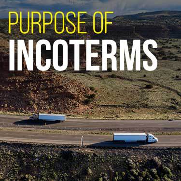 Purpose of Incoterms 