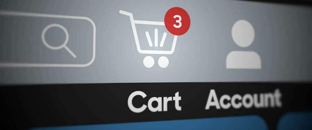 A shopping cart on a website belonging to Alibaba alternatives