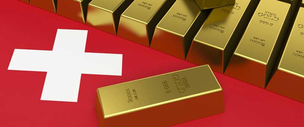 Lines of gold bars imported into the U.S.