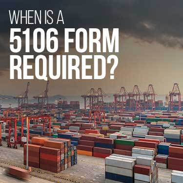 When is a 5106 Form Required?