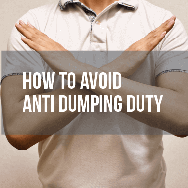 How to Avoid Anti Dumping Duty