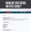 How Do I Find My HTS Code? - USA Customs Clearance