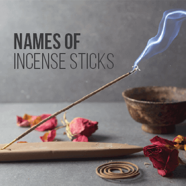 Names of incense sticks.