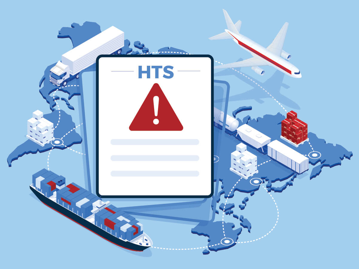 An image depicting an error an entry form containing an HTS code