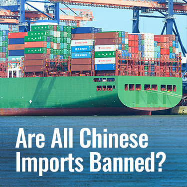 Xinjiang Import Ban - Cargo Ship Photo