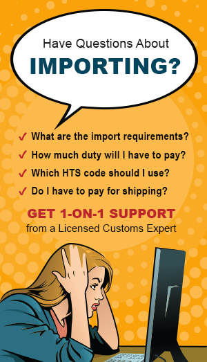 Get 1-on-1 Support from a Licensed Customs Expert