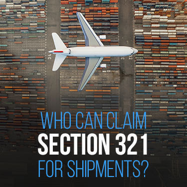 FAQ: Section 321, Customs Clearance for Duty-Exempt Efulfillment - G-Global