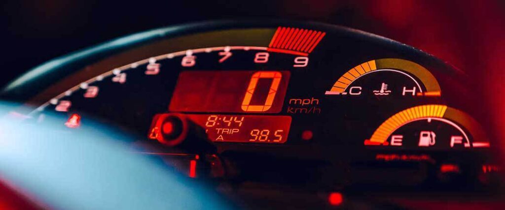 Import aftermarket parts dashboard gauge cluster