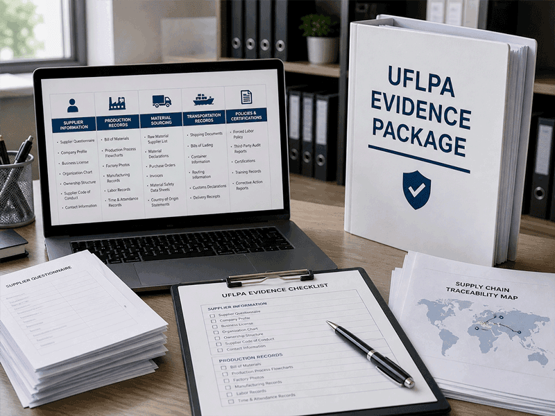 UFLPA Evidence Package Template (What to Collect Before You&rsquo;re Asked)